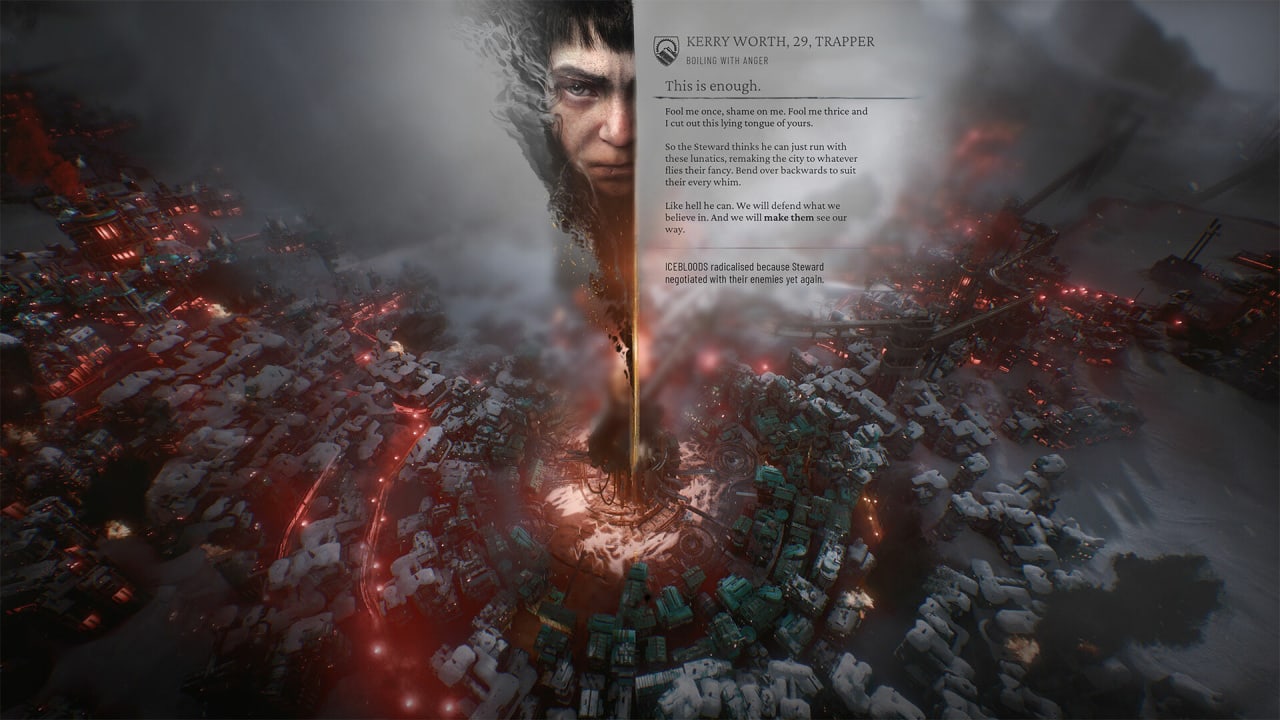 Скриншот Frostpunk 2